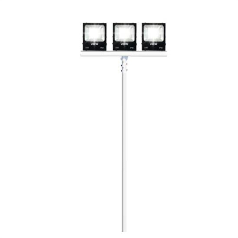 环杰 LED高杆灯球场照明灯 8米三头弧形200W*3