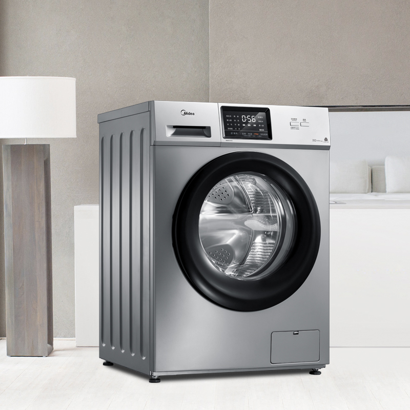 美的(Midea)MG80V331DS5 8公斤全自动滚筒洗脱一体洗衣机 巴氏除菌洗 家用老虎银
