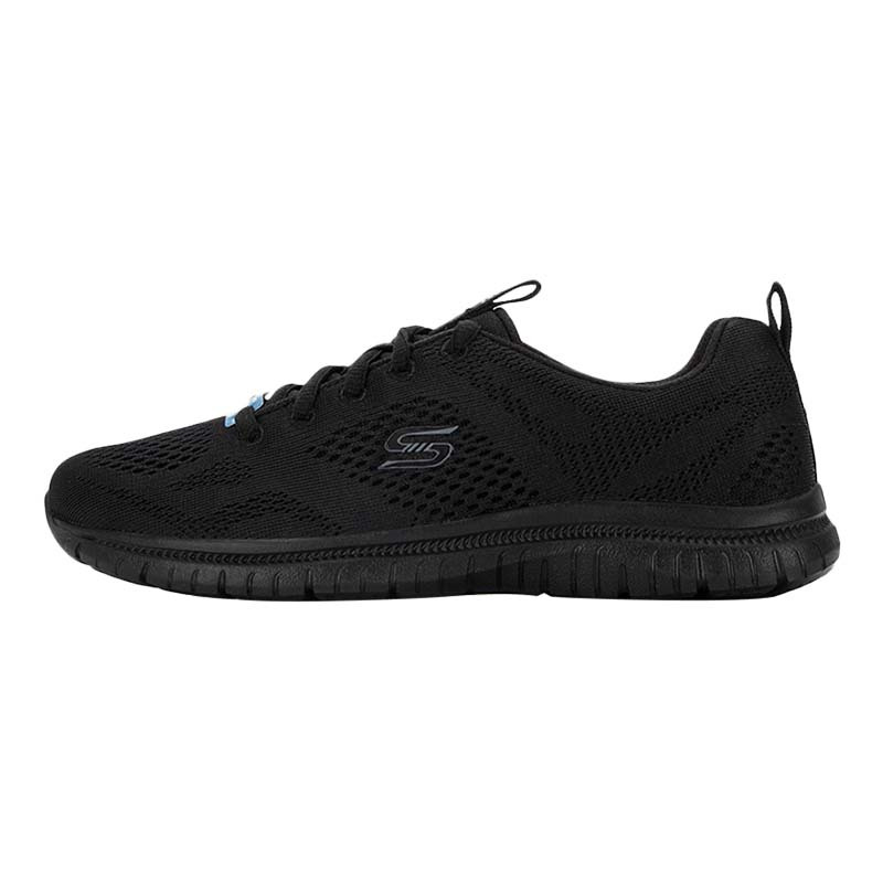 Skechers斯凯奇女鞋新款网面透气轻便缓震运动跑步鞋104412-BBK ZP