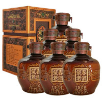 筑春 筑春老酒 洞藏老酒 53度 酱香型白酒 2020年 500mlx6瓶