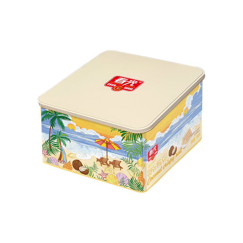 春光 椰香酥卷套盒500g(单位:盒)高清大图