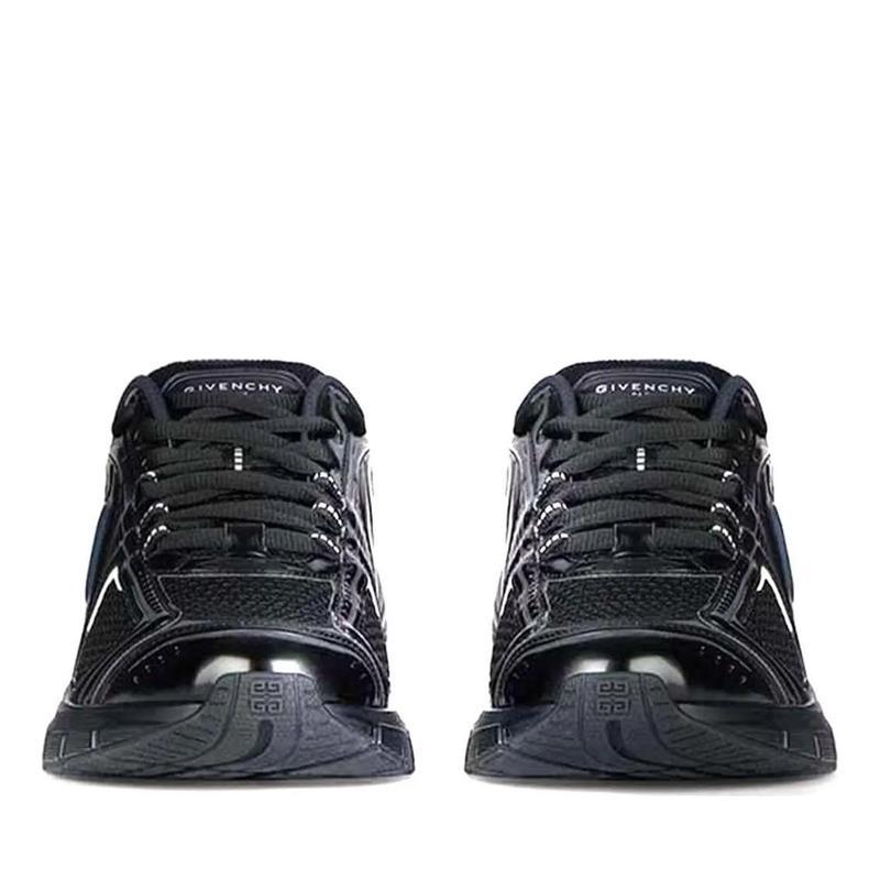 纪梵希(GIVENCHY)男款黑色运动跑鞋百搭休闲潮牌网布厚底潮流鞋秋