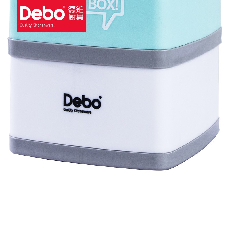 Debo 德铂普林双层保温饭盒1.4L密封防漏饭盒带盖手提保温饭盒便当盒高清大图