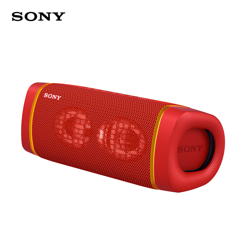 Sony/索尼 SRS-XB33-红色 防水重低音便携无线蓝牙扬声器音箱立体声双喇叭