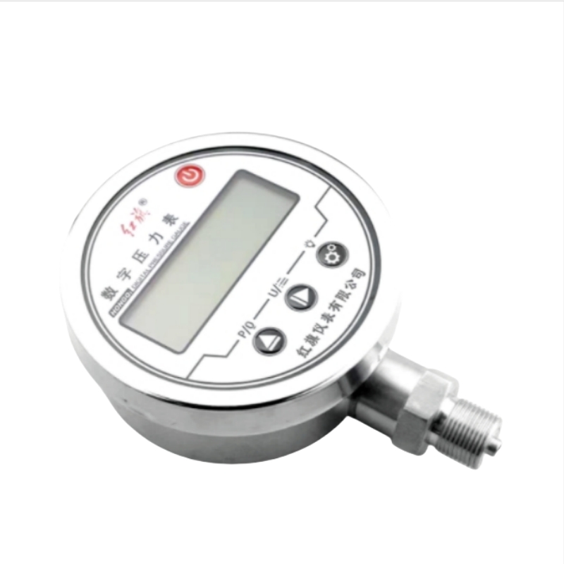 红旗 数字压力表数显压力表 YS-100 0-1MPA 块高清大图