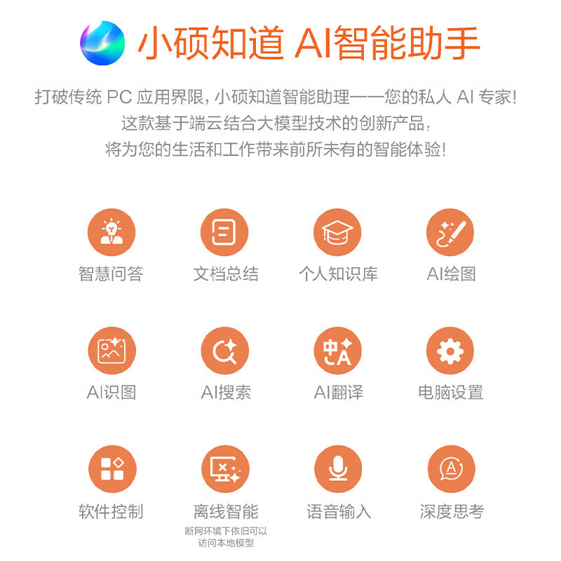 华硕无畏Pro14 锐龙版 2026 AI轻薄本笔记本电脑(锐龙AI9 H465 32G 1T 2.8K高刷OLED)高清大图