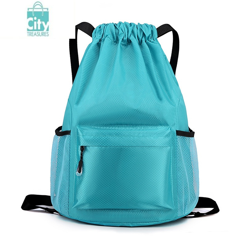 bangdou定制束口袋抽绳双肩包简易背包运动包防水轻便折叠健身收纳