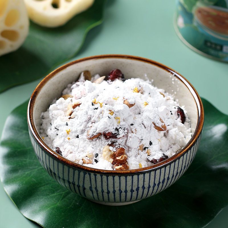 藕粉坚果羹坚果藕粉代餐速溶方便食品藕粉坚果藕粉羹水果捞藕粉 藕粉试吃(分量小不推荐)