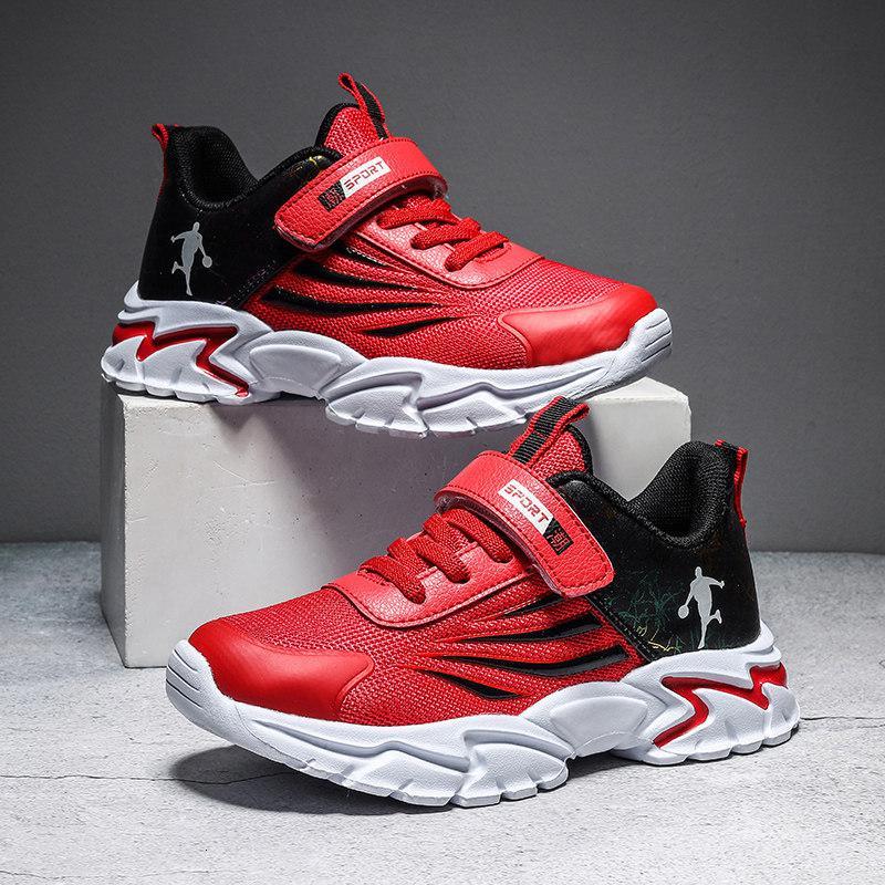 邦塞斯儿童篮球鞋男孩专业训练春夏款透气网面中大童男童运动鞋子小