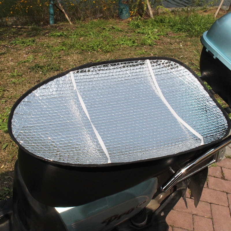 电动车坐垫套防晒防水电瓶车座垫罩座套闪电客摩托车隔热垫全包夏季