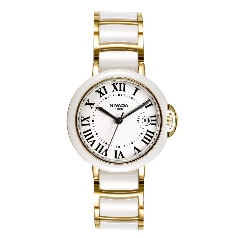 尼维达臻环系列女装石英表lq6087-474710 银色高清实拍图