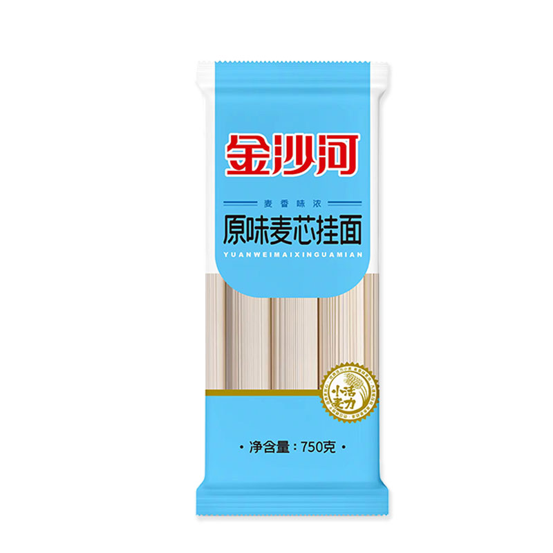 金沙河750g原味麦芯挂面 方便速食拉面高清大图