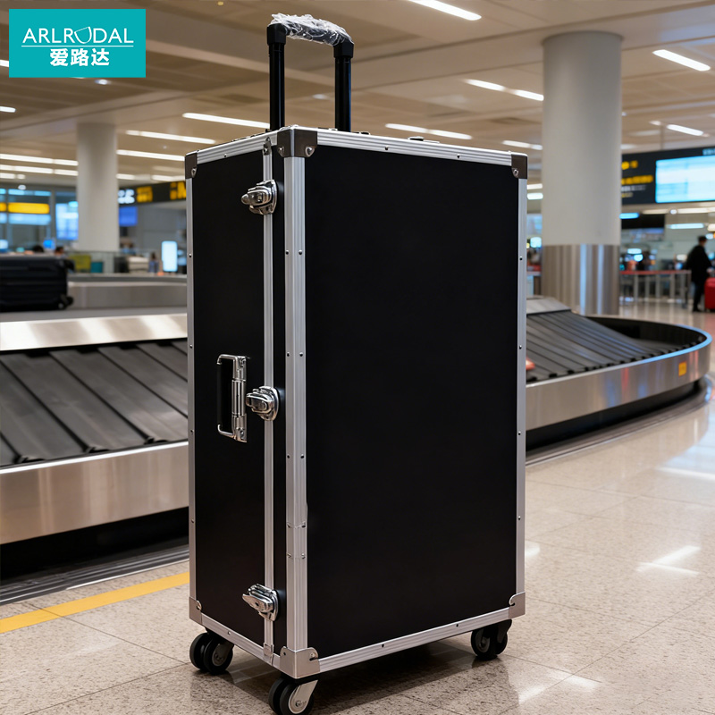 爱路达 铝合金特大号拉杆箱空箱加隔板 T8/个高清大图