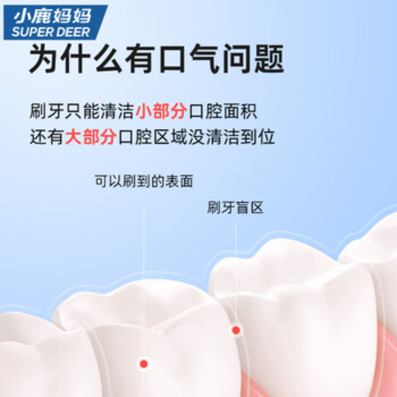 苏宁 小鹿妈妈 漱口水[混合装]2盒40条高清大图