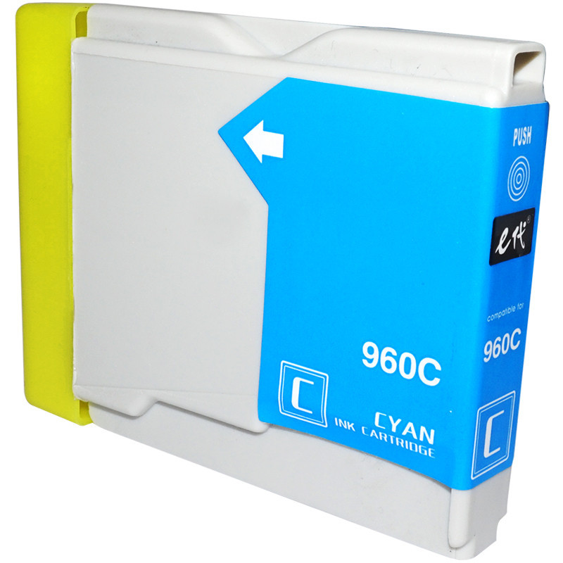 e代经典 960C墨盒蓝色 适用兄弟DCP-130C/135C/150C/155C/157C/540CN/440CN