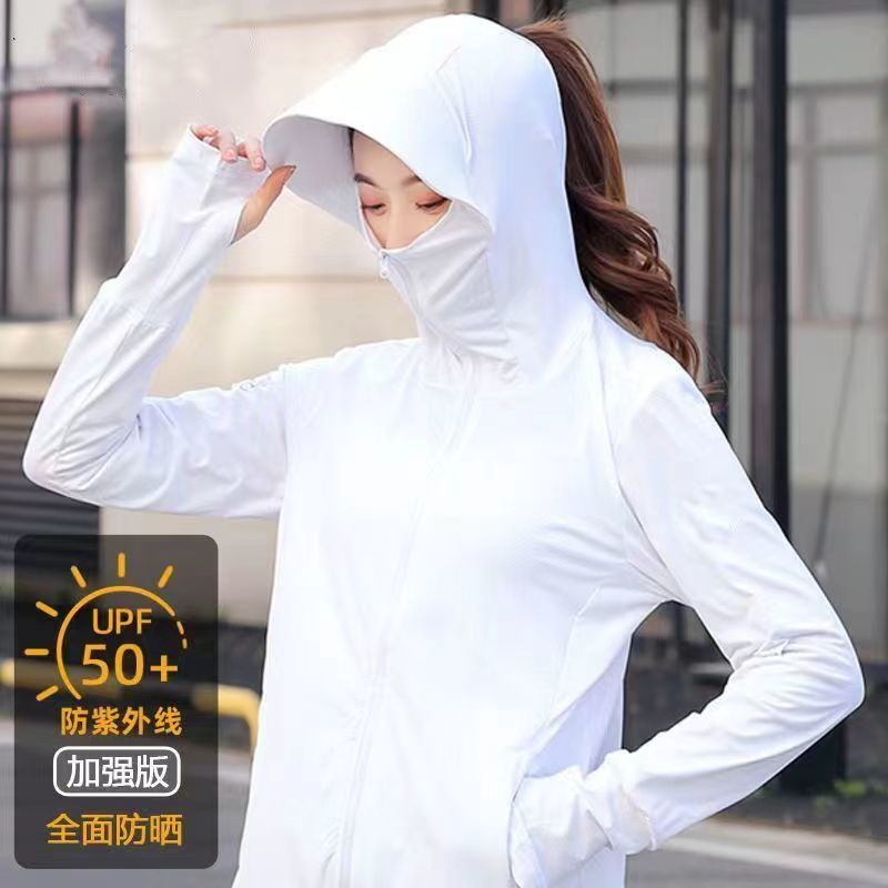 衣女外穿夏季冰丝外套开衫骑车防紫外线服高清大图