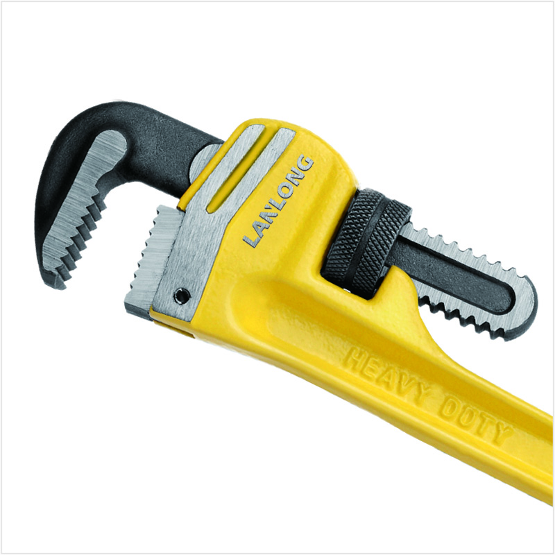 重型管子钳(沾塑柄)300mm高清大图