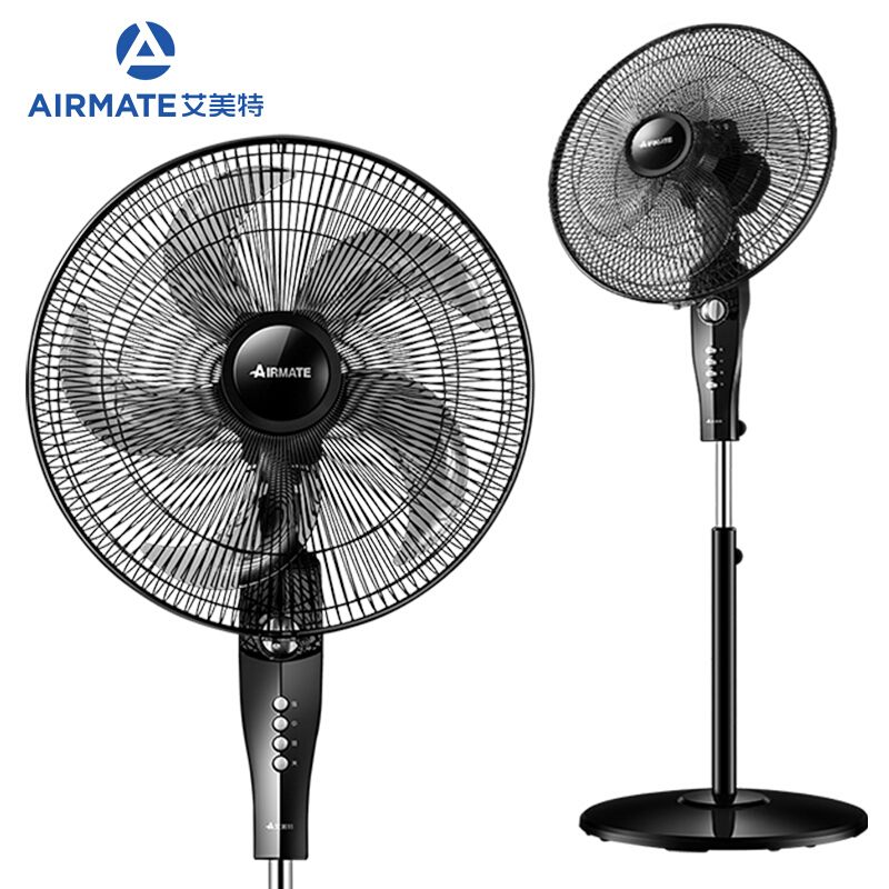 艾美特电风扇家用遥控落地扇升降预约定时学生宿舍电扇旗舰款大风力网