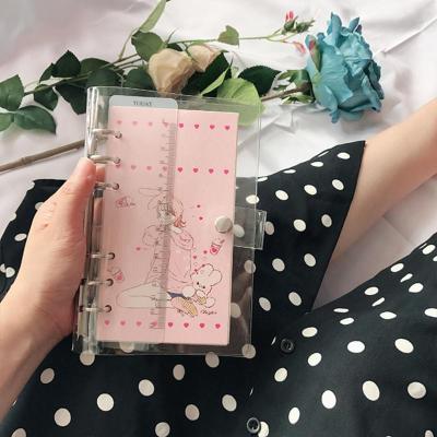 2#手抄本 粉色兔兔女孩 韩国ins少女亮片手账本笔记本学生活页日记本创意可爱卡通记事本