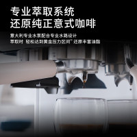飞利浦(Philips)半自动咖啡机家用胶囊双子星系列张凌赫推荐意式双手柄设计专业萃取奶泡研磨一体PSA2218/50