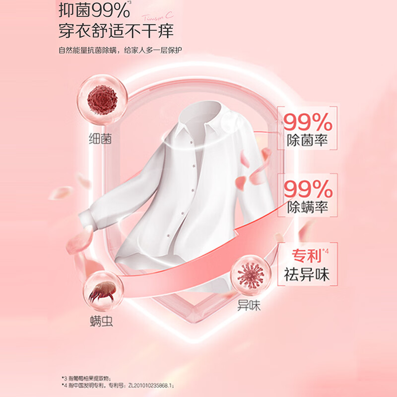 蒂姆森芯香氛浓缩洗衣凝珠(粉黛花海)*80颗高清大图