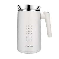 联创(Lian)电热水壶RS触摸面板智能温控小型便携保温热水壶0.7L 白色
