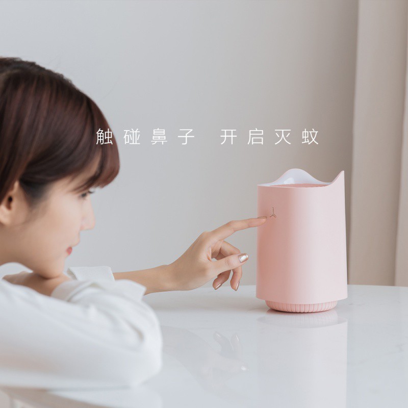 三维工匠灭蚊灯家用卧室usb插电式灭蚊器一扫光物理防蚊婴儿孕妇捕蚊灭蝇诱蚊灯学生 粉色[无害]萌瞄物高清大图