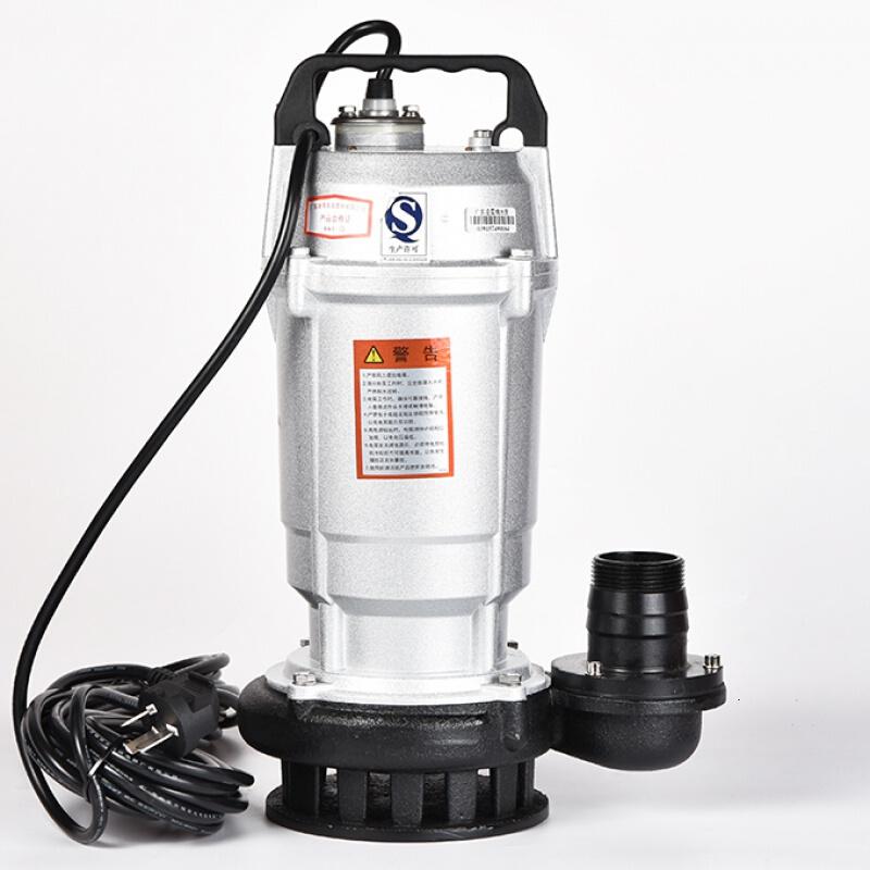 BONJEAN清水潜水泵220V家用抽水泵农用浇花淋菜灌溉喷淋排水泵 750W10米/15吨流量220V2.5寸高清大图