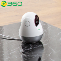 360摄像头300W云台AI版 2K高清WIFI监控器全彩夜视 室内家用手机无线网络远程智能摄像机+闪迪64G内存卡