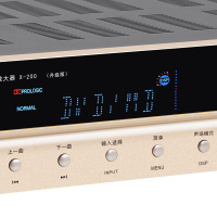 新科(Shinco)X-200A 升级版 家用5.1 300W功放机 大功率家庭影院数字蓝牙AV功放 金色