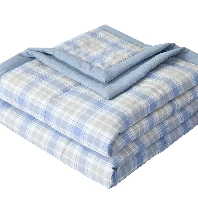 历途科技 全棉夏凉被 150CM*200CM 条高清大图