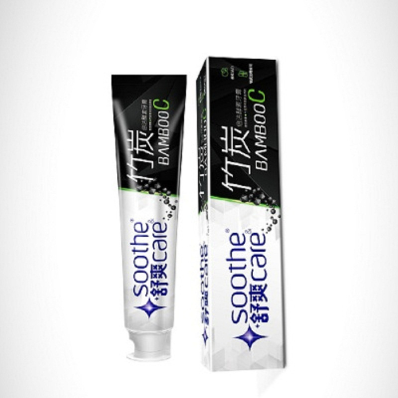 舒爽(soothe care) 竹炭倍洁去渍牙膏(双重薄荷香型)185g (单位:支)