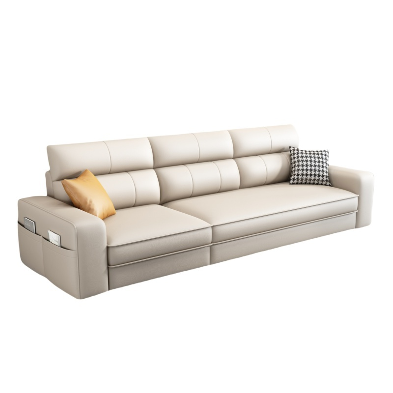 铭思达皮艺沙发三人位张高清大图