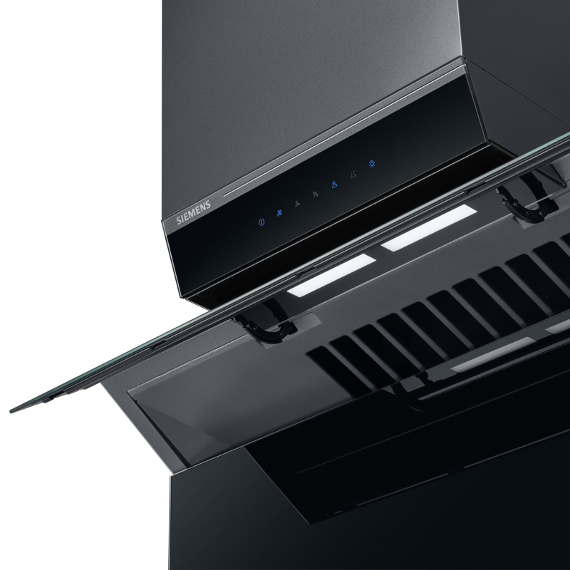 西门子(SIEMENS)吸油烟机侧吸式 LS68FC9C1W 新品X7 一级能效 26立方大吸力蒸饭柜高清大图