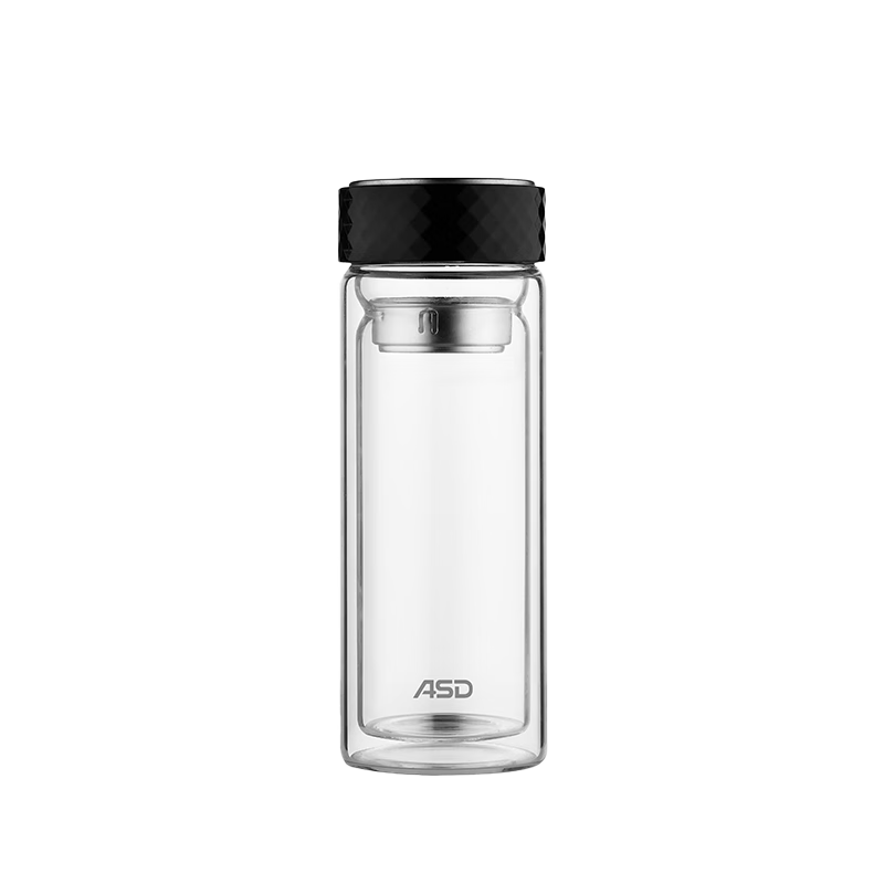 爱仕达 RWB32B8TG 灵韵系列双层玻璃杯 320ml/黑色高清大图