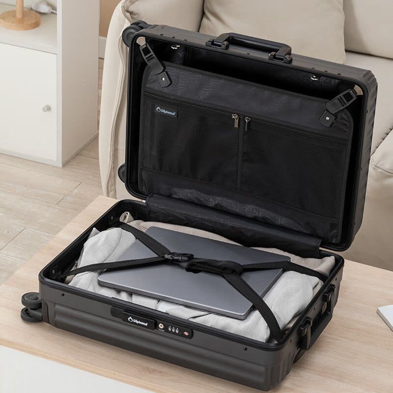 外交官(Diplomat)拉杆箱DS-13090铁灰色20寸旅行箱行李箱410×225×560mm图片