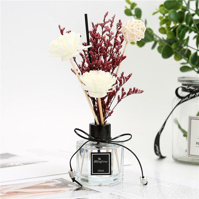 香薰房间家用空气清新剂厕所室内香水卧室卫生间除异味 永生花香薰1瓶+260ML补充液茉莉