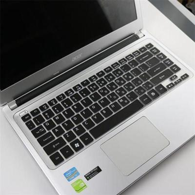 宏碁ms2360键盘膜14寸保护膜acerms2380笔记本电脑贴膜防尘套罩半透黑