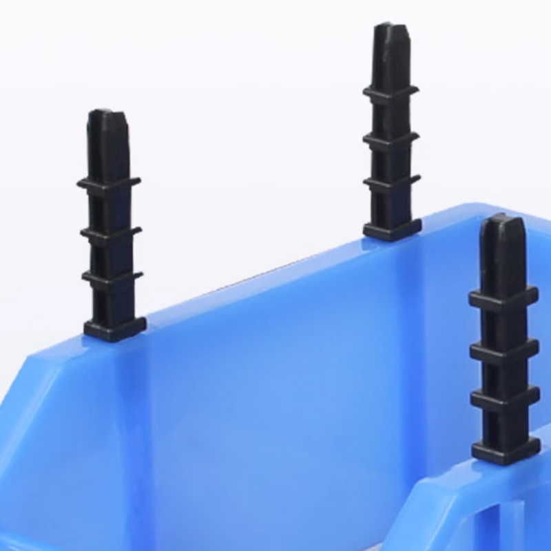翌嘉 YJ5091049 加厚物料盒 组合式零件盒 斜口盒 250x150x120mm 黄色高清大图