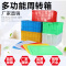 加厚大号塑料周转箱物流运输筐仓库收纳整理框可配盖养鱼龟胶箱盒 21号加厚外径653*435*160 红色箱带盖