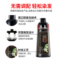 茶麸神洗一洗彩色纯染发剂正品植物出彩洗一洗黑天然无刺激洗发水自然黑