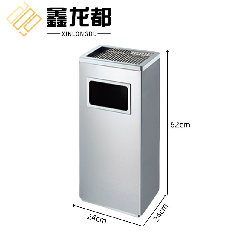 鑫龙都立式垃圾桶19L个高清大图