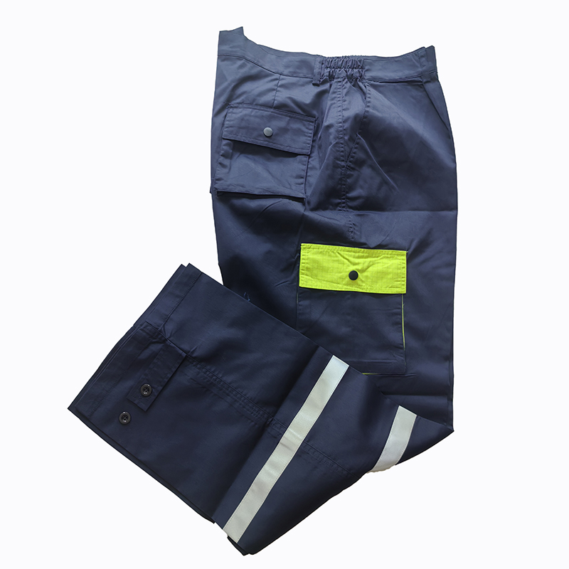 捷妮特 高可视警示防护全棉工作服夏装 JNT-7 套高清大图