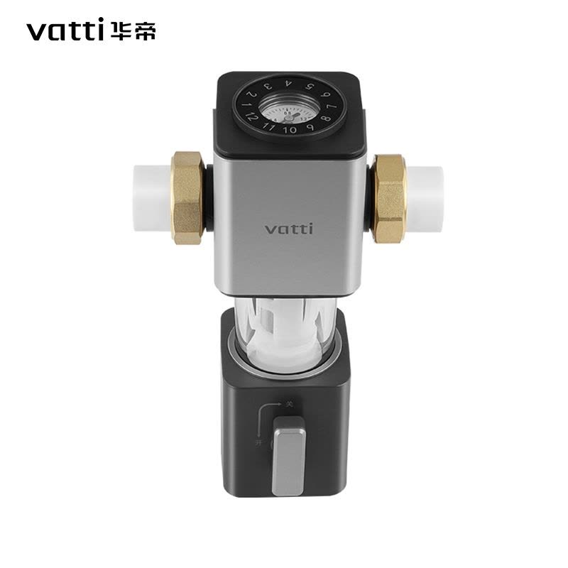 华帝(vatti) Q12前置过滤器自清洁刷洗 7立方/h大流量 实时水压监控 不锈钢滤网 顶置水压表 40μm精细过滤图片