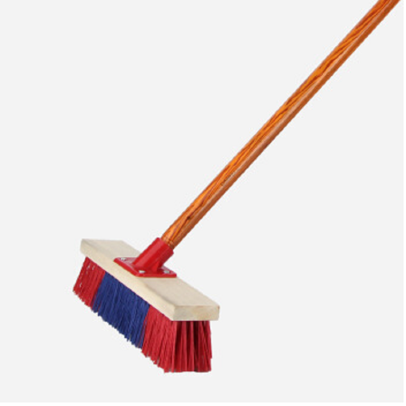 企购优品 庄太太[25cm] 地板刷宾馆硬毛刷子清洁长柄地刷 浴室长木柄
