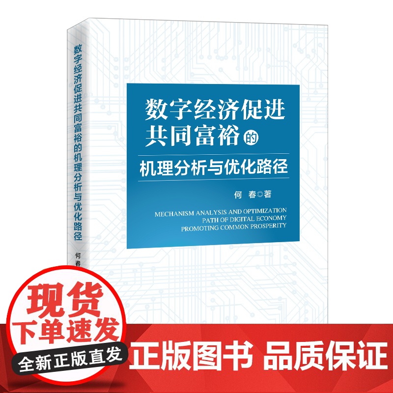 数字经济促进共同富裕的机理分析与优化路径高清大图