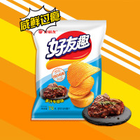 好丽友好友趣多汁牛排味70g*6袋 休闲零食好友趣薯片膨化食品