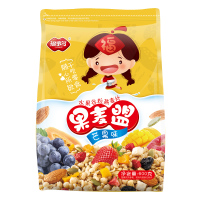 福事多水果麦片600g 芒果味 速食代餐燕麦谷物营养早餐 即食冲饮 营养代餐