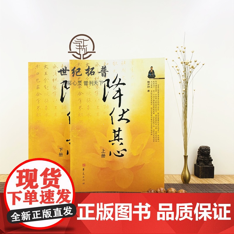 正版 降伏其心 上下册 释万行著作 华夏出版社高清大图