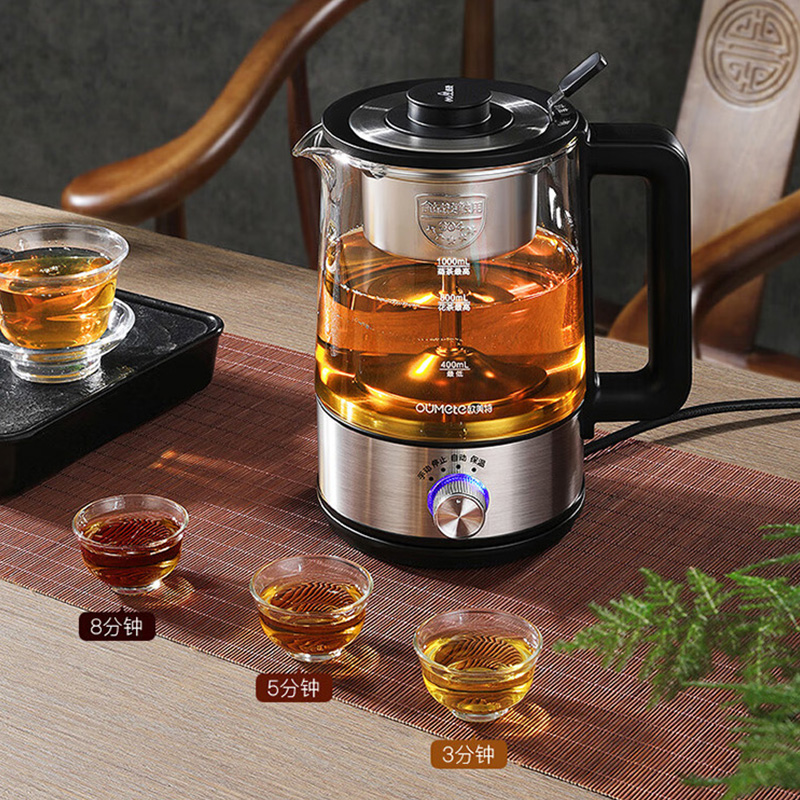 欧美特 OMT-PC1020 蒸汽煮茶壶 1L(台)高清大图